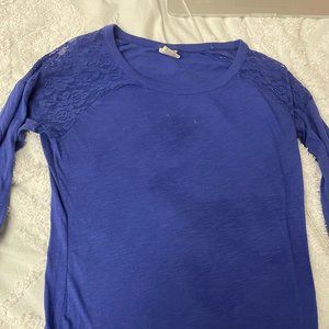 Victoria's Secret Pink Long Sleeve Royal Blue